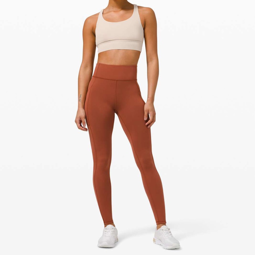 NWOT Lululemon 28” Dark Terracotta Invigorate 6